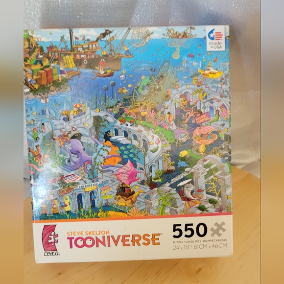 Atlantis (Tooniverse) Steve Skelton 550 Pieces Ocean Fish Ships All Ages - Picture 14 of 14